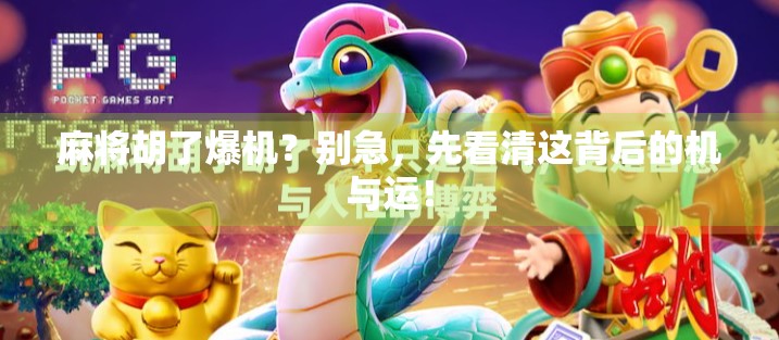 麻将胡了爆机？别急，先看清这背后的机与运！