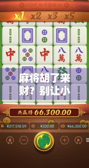 麻将胡了来财？别让小赌怡情变成大赌伤身！