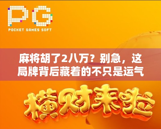 麻将胡了2八万?别急,这局牌背后藏着的不只是运气! 麻将胡了2八万?别急,这局牌背后藏着的不只是运气!