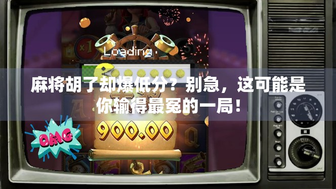 麻将胡了却爆低分?别急,这可能是你输得最冤的一局! 麻将胡了却爆低分?别急,这可能是你输得最冤的一局!