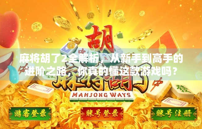 麻将胡了2全解析,从新手到高手的进阶之路,你真的懂这款游戏吗?