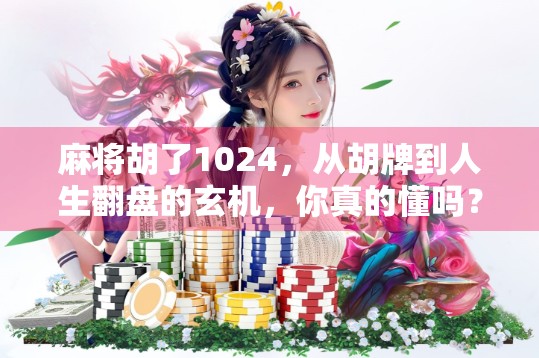 麻将胡了1024,从胡牌到人生翻盘的玄机,你真的懂吗?