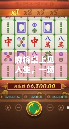 麻将桌上见人生，一场胡了的背后，藏着多少你没看懂的智慧？