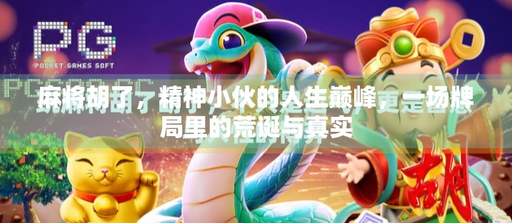 麻将胡了，精神小伙的人生巅峰，一场牌局里的荒诞与真实