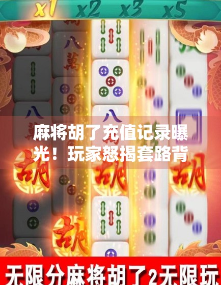 麻将胡了充值记录曝光！玩家怒揭套路背后，真相令人震惊！