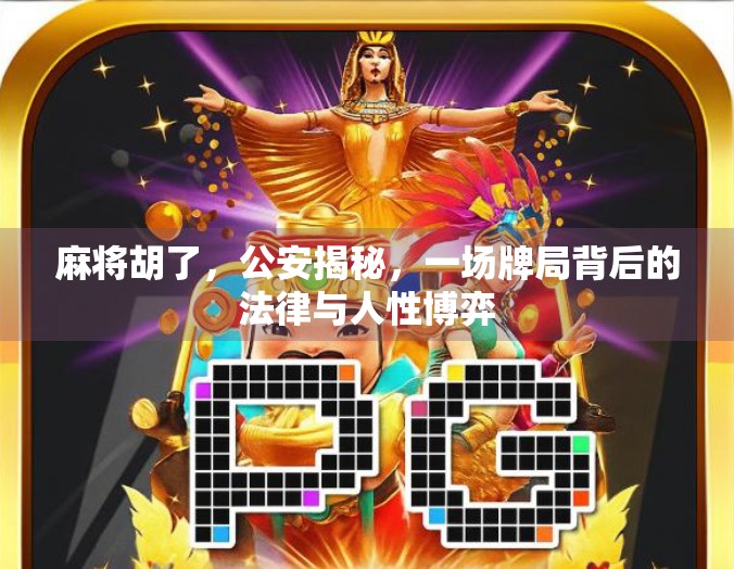 麻将胡了，公安揭秘，一场牌局背后的法律与人性博弈